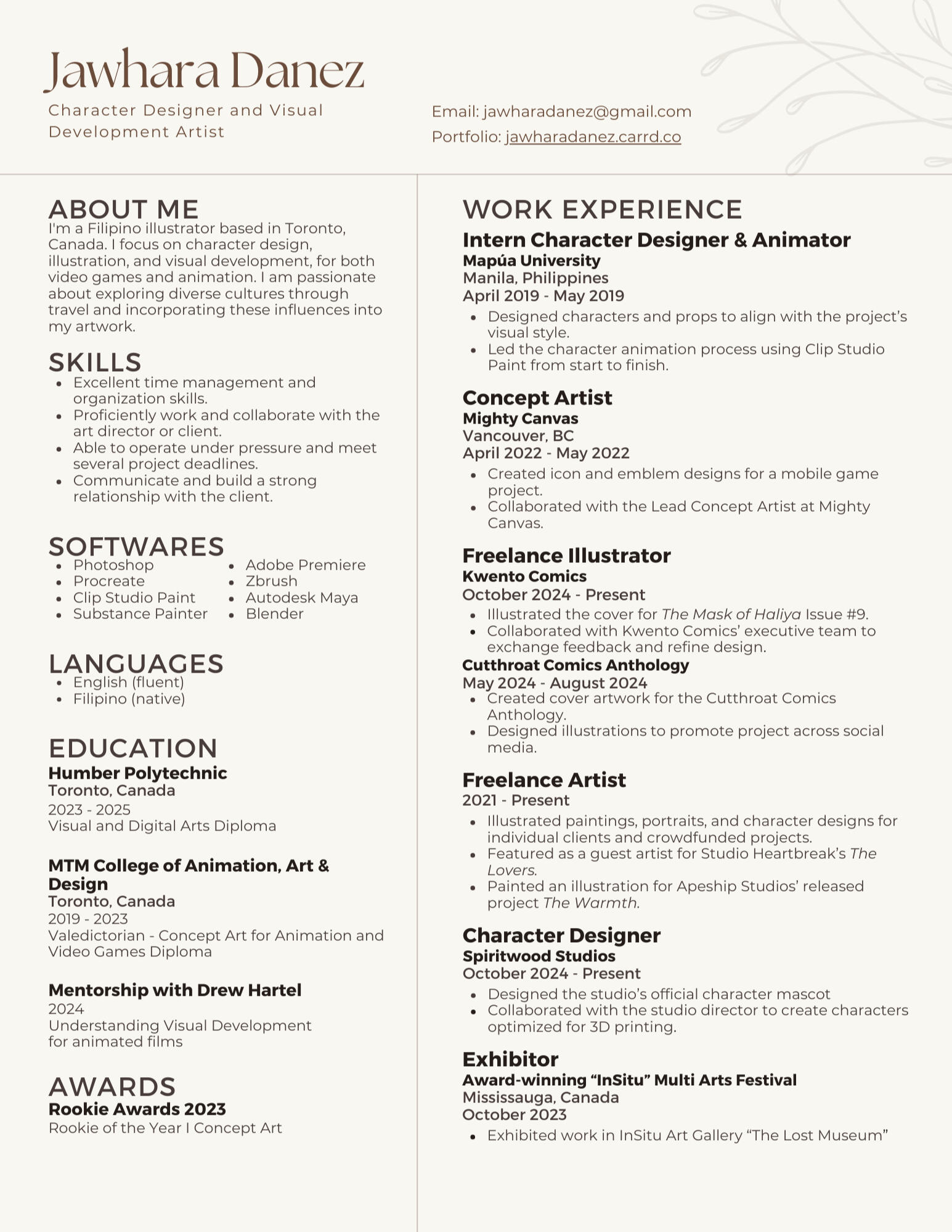 resume